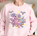 Pastel Goth Cute Creepy Axolotl Gothic Kawaii Menhera Wiccan Unisex Sweatshirt