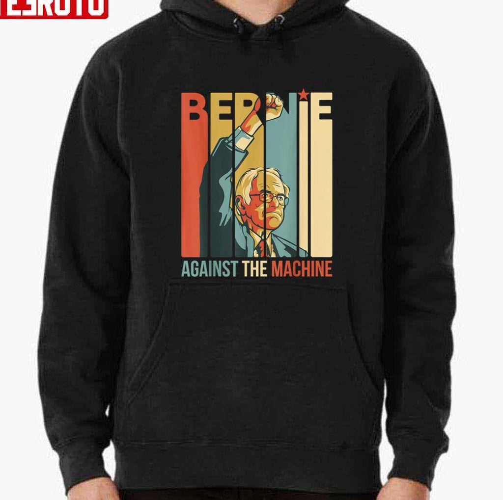 Bernie Sanders Against The Machine Bernie 2020 Vintage Retro Unisex T-Shirt