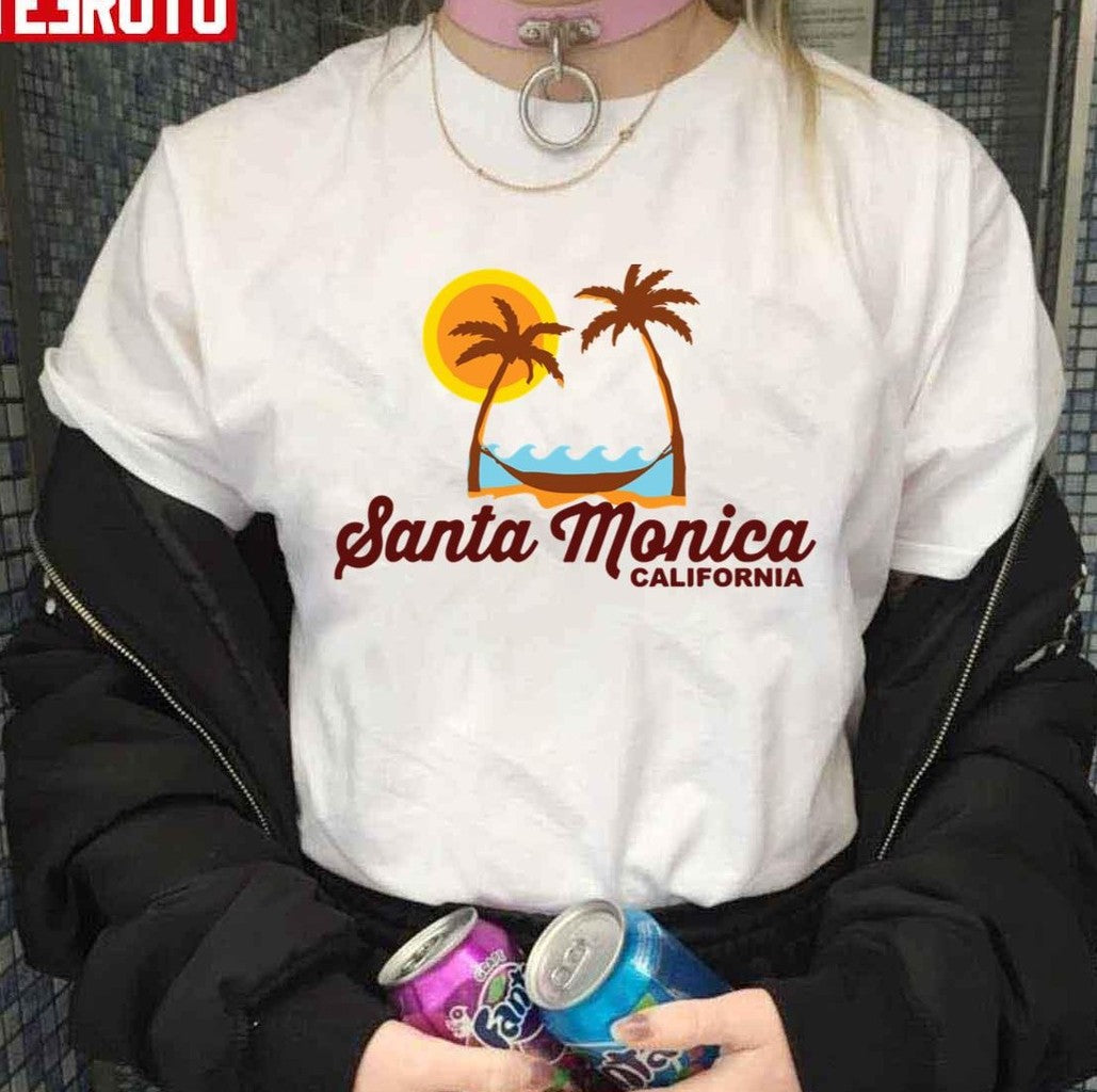 Santa Monica California Vintage Unisex T-Shirt