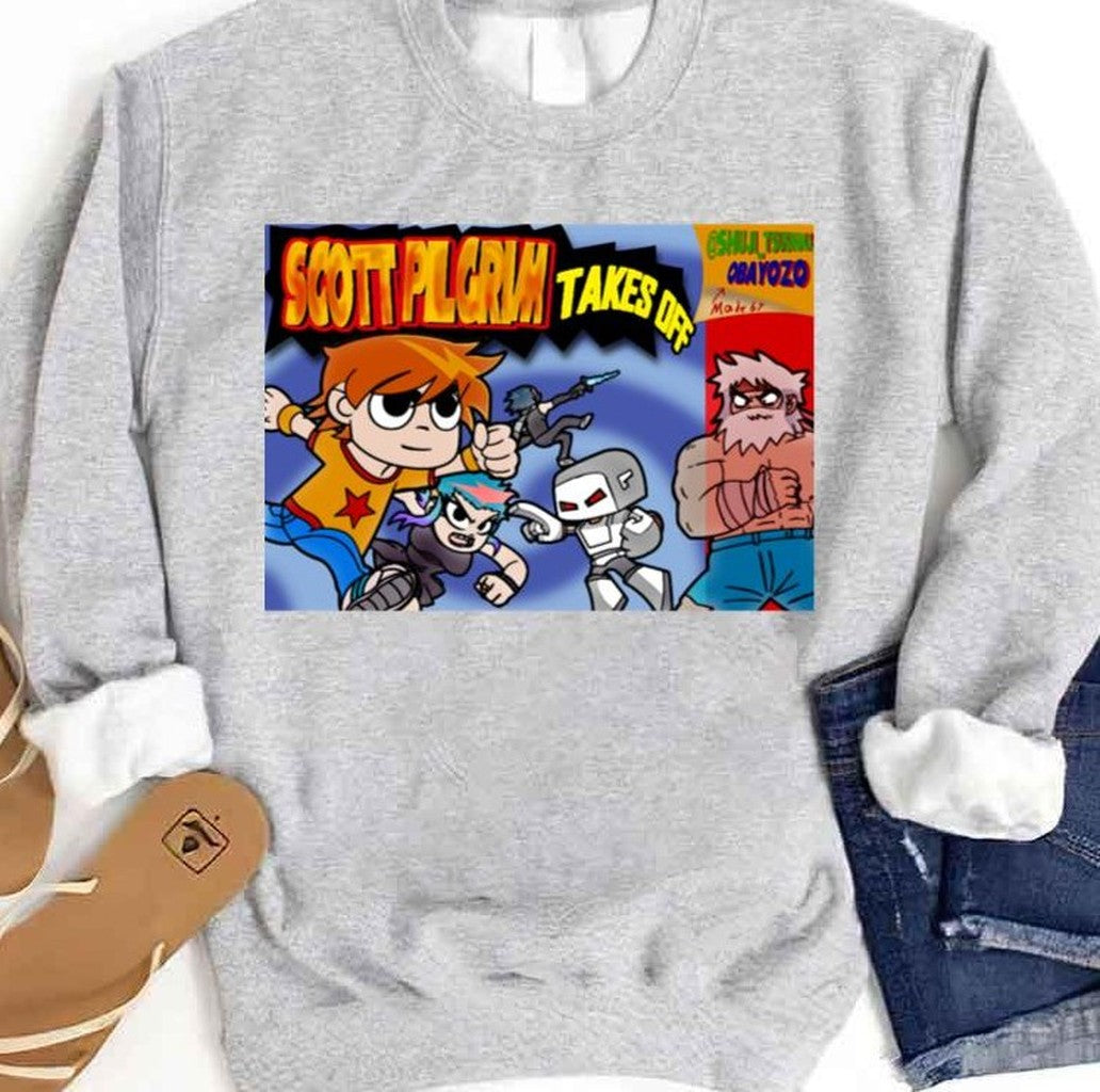 Scott Pilgrim Super Smash Unisex Sweatshirt