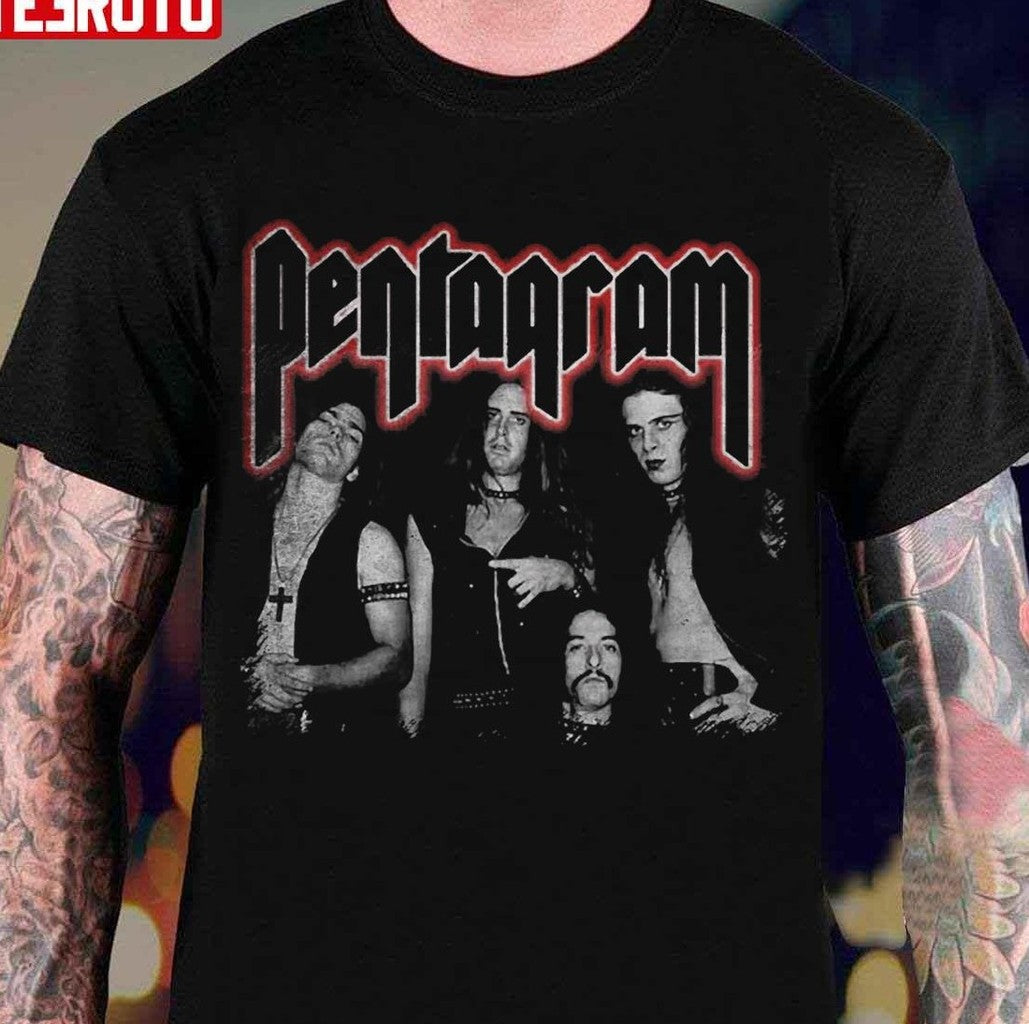 Pentagrams Metal Unisex T-Shirt