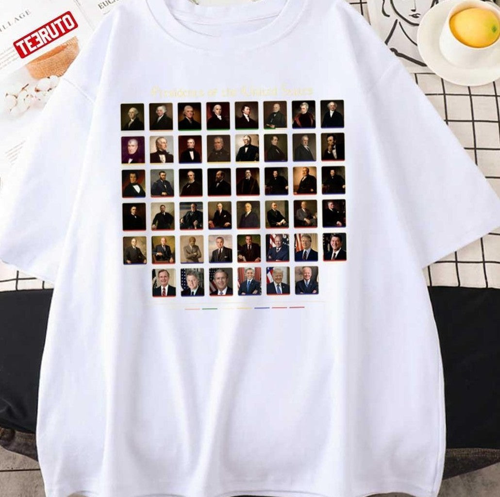 46 Presidents Of The United States List Including Joe Biden Unisex Sweatshirt