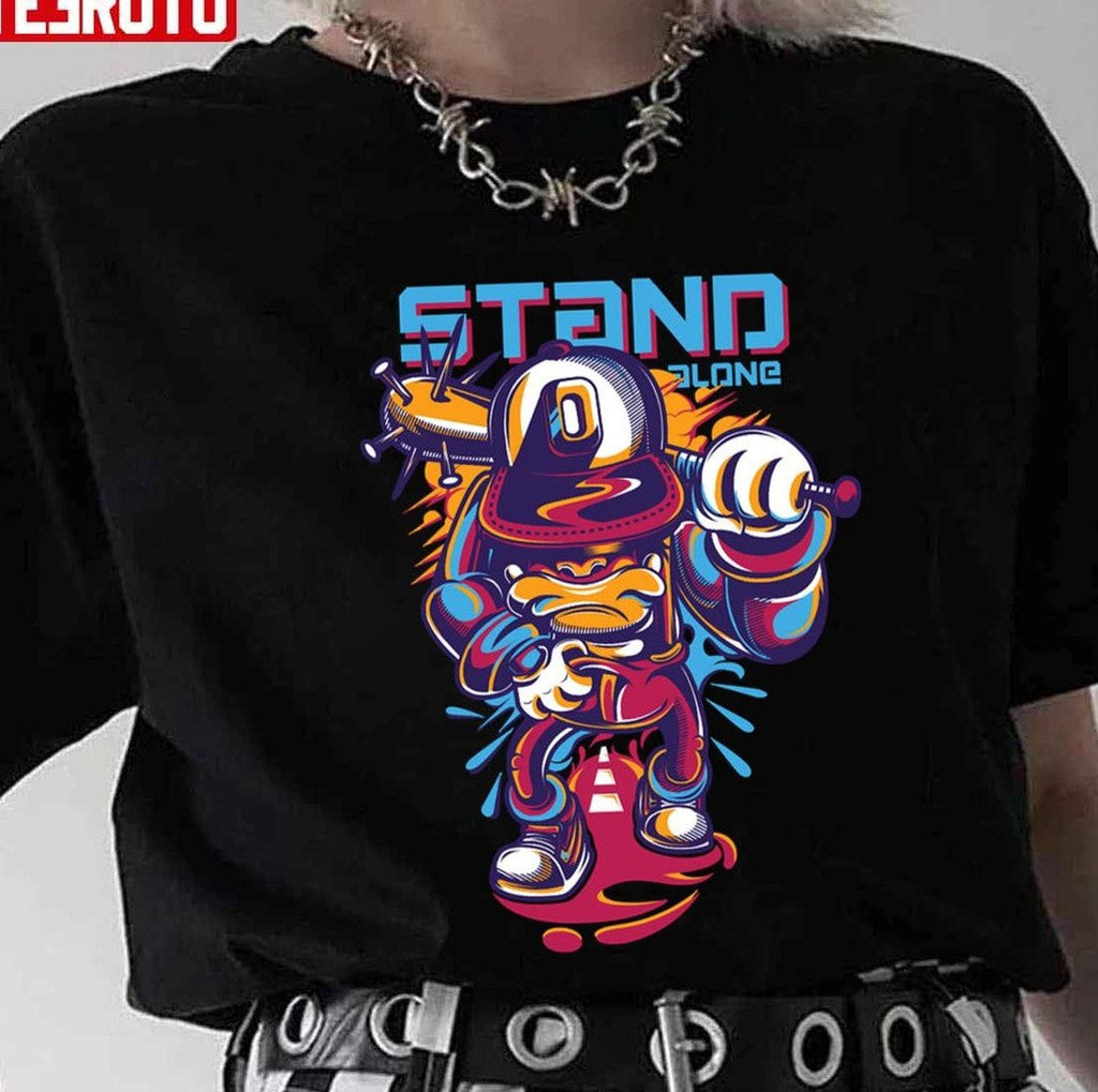 People Monkey Stand Alone Vintage Style Art Unisex T-Shirt