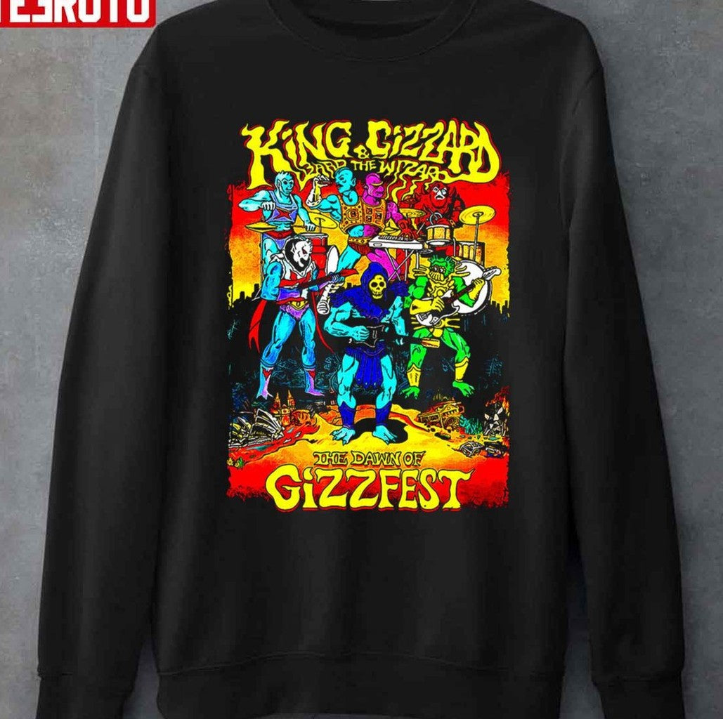 The Dawn Of Gizzfest King Gizzard And Lizard Wizard Artwork Unisex T-Shirt