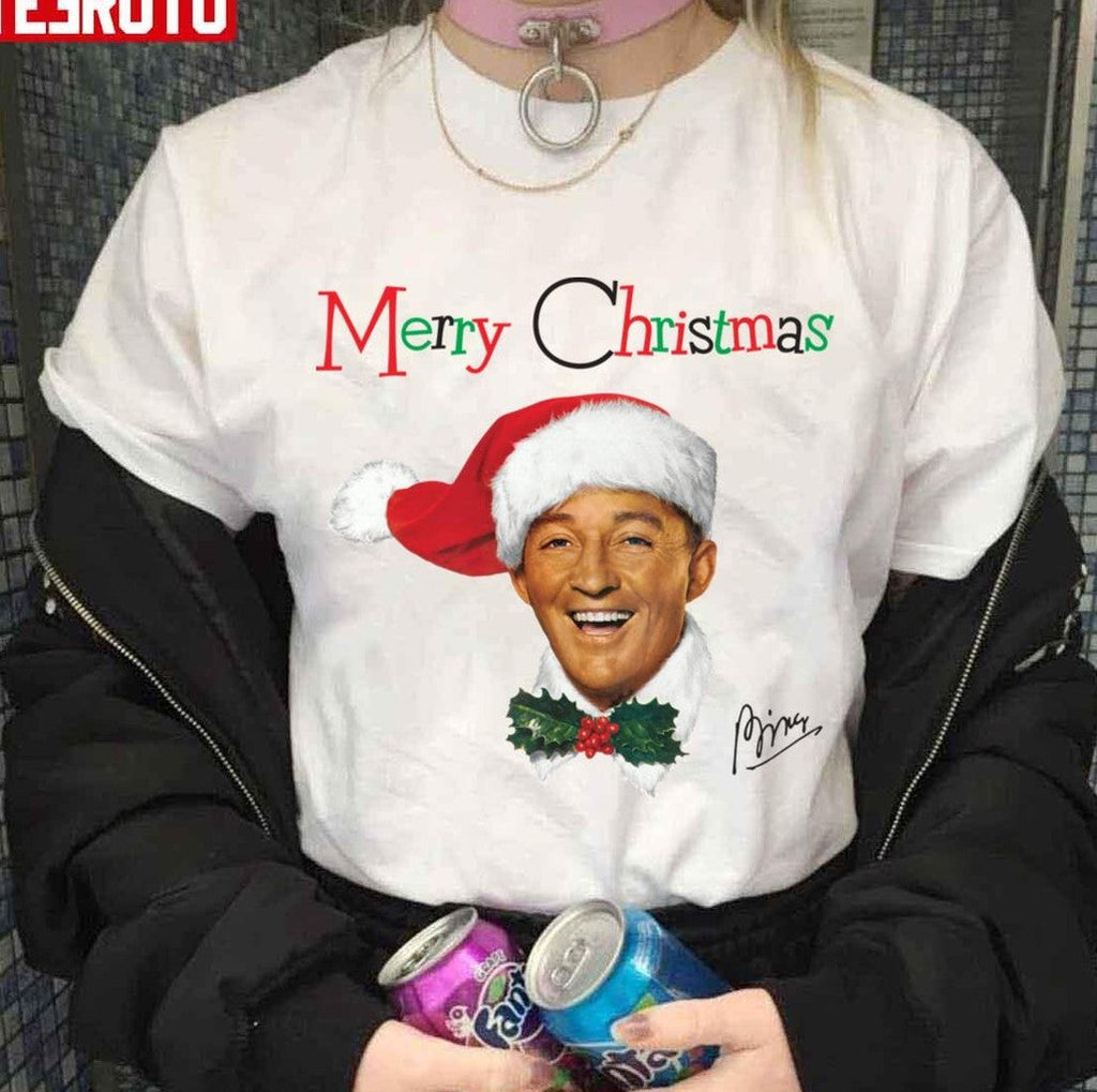 Bing Crosby Funny Merry Christmas White Christmas Unisex Sweatshirt