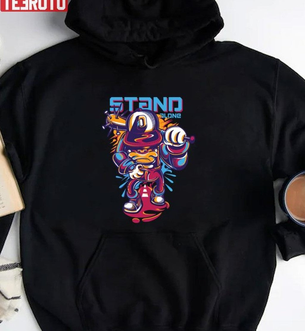 People Monkey Stand Alone Vintage Style Art Unisex T-Shirt