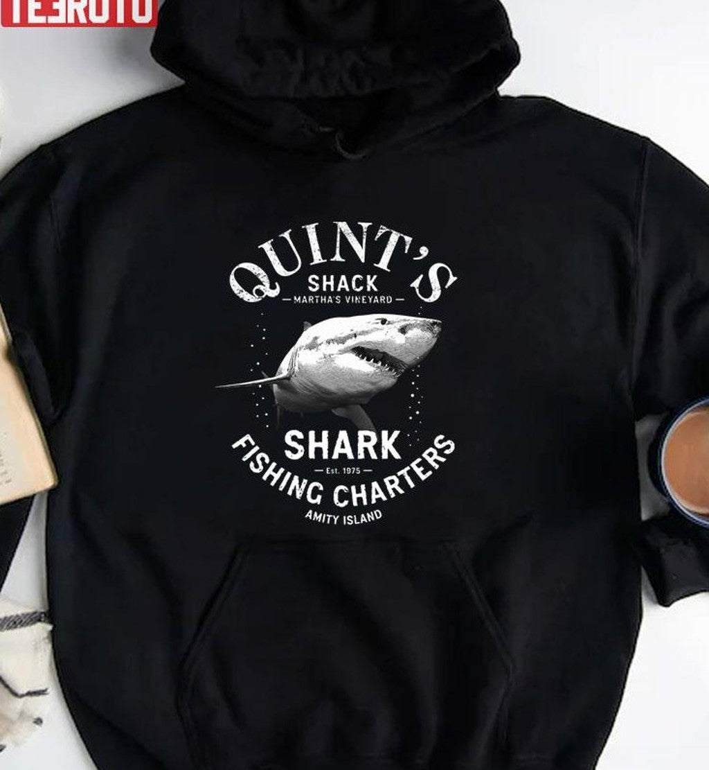 Quint's Shark Fishing Charters The Jaws Movie Unisex Sweatshirt