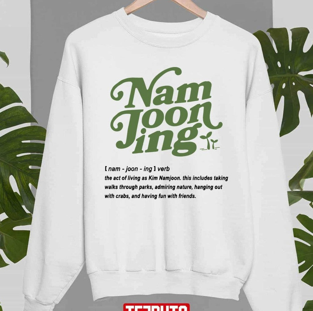 Namjooning Definition Design BTS RM Kim Namjoon Unisex Sweatshirt