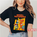 Orange Design Rocky And Bullwinkle Unisex T-Shirt