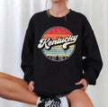 Retro Kentucky Distressed Sunset Design Unisex Sweatshirt