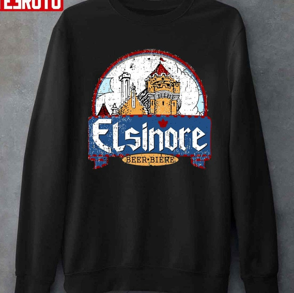 Beer Biere Elsinore Beer Distressed Unisex Hoodie