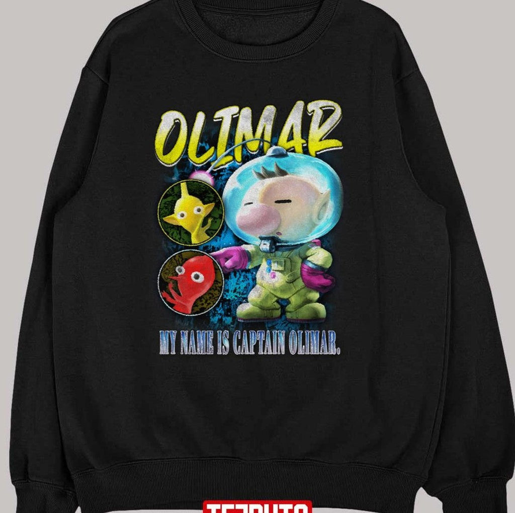 Olimar My Name Is Captain Olimar Smash Bros Vintage Graphic Unisex T-shirt