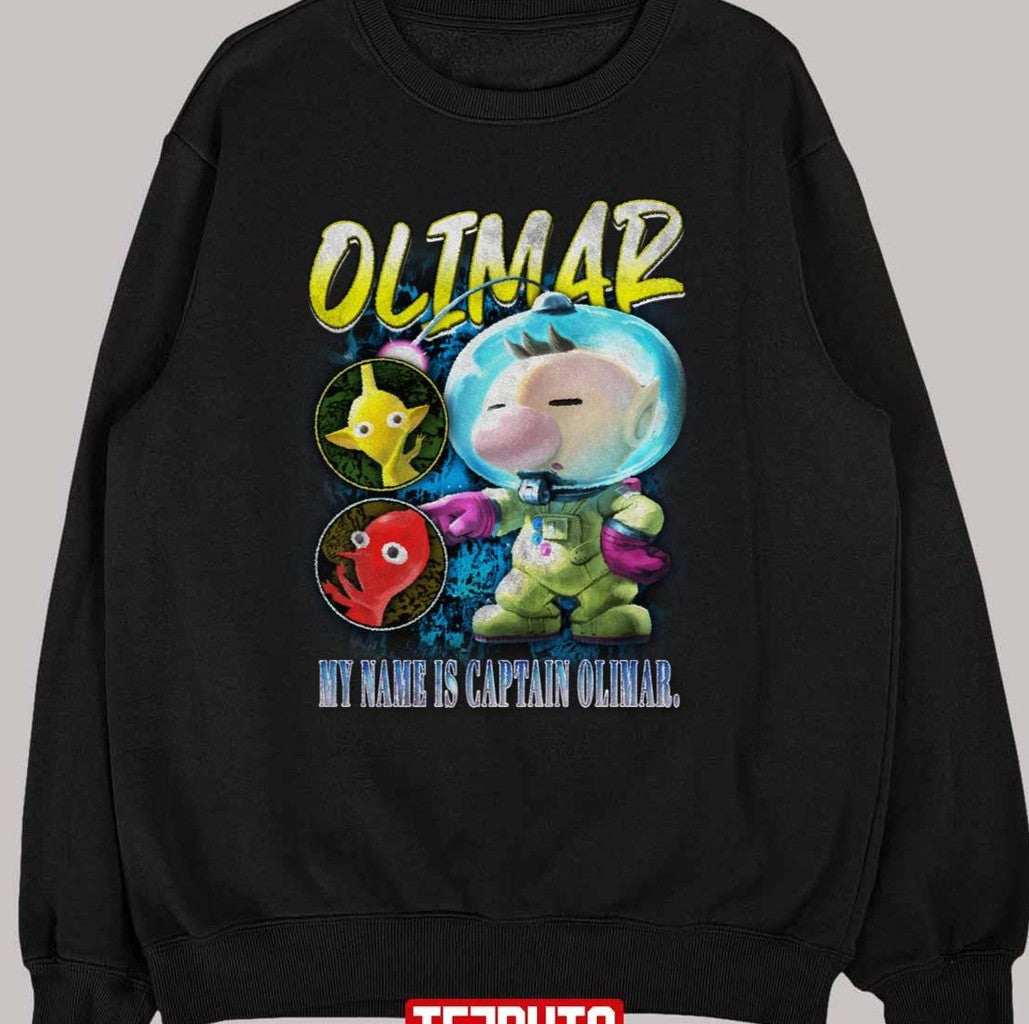 Olimar My Name Is Captain Olimar Smash Bros Vintage Graphic Unisex T-shirt
