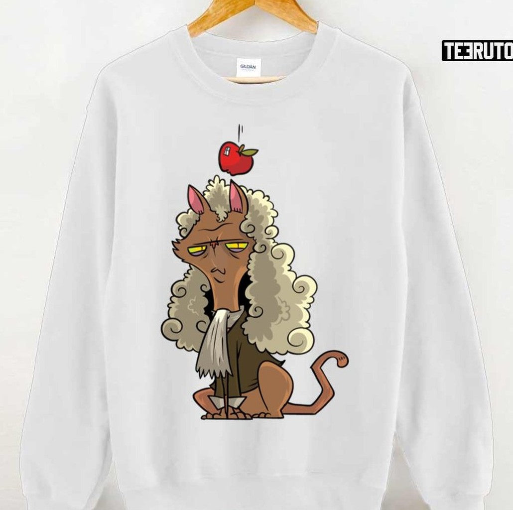 Sir Isaac Mewton Schrdingers Cats Isaac Newton Unisex T-Shirt