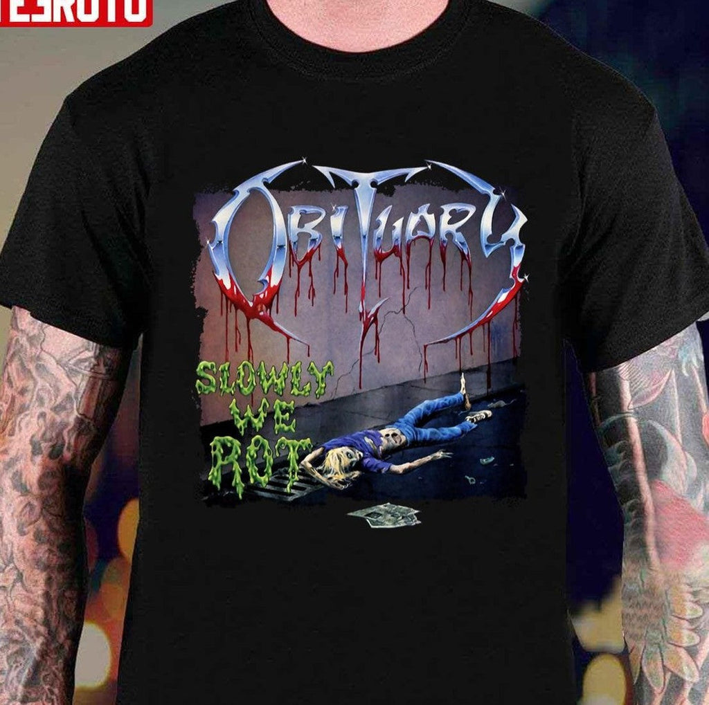 Obituary Band Slowly We Rot Unisex T-Shirt