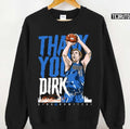Thank You Dirk Nowitzki Unisex Sweatshirt