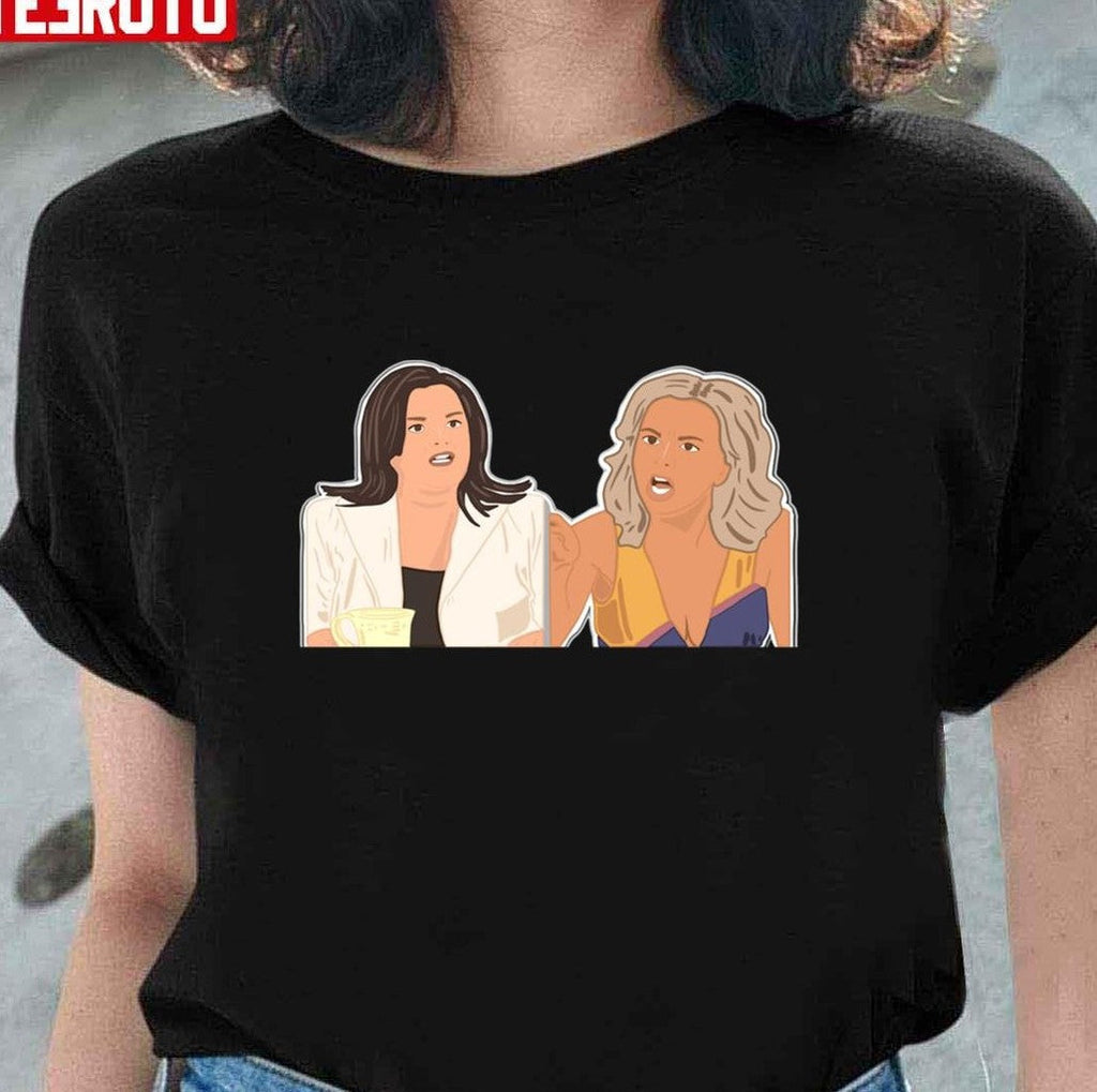 Rosie O’donnell Elisabeth Hasselbeck The View Iconic Split Screen Fight Unisex T-Shirt