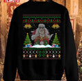 Santa On Motorcycle Christmas Unisex Sweatshirt