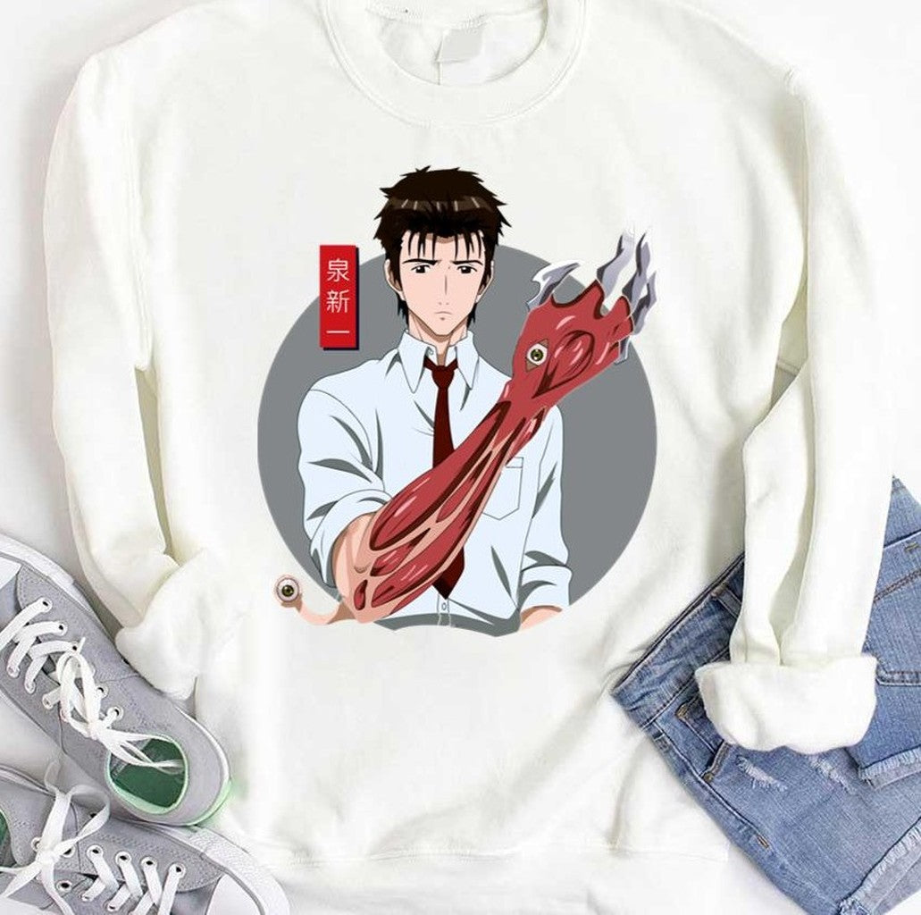 Parasyte Hideo Shimada And The Hand Migi Unisex Hoodie