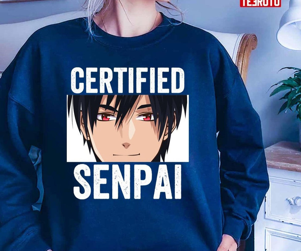 Anime Merch Certified Senpai Unisex T-Shirt