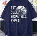 Quote Eat Sleep Basketball Repeat Unisex T-Shirt
