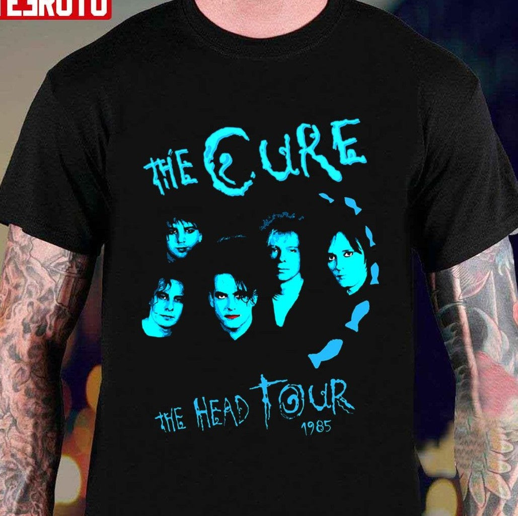 The Head Tour 1985 The Cure Rock Band Vintage Design Unisex T-shirt