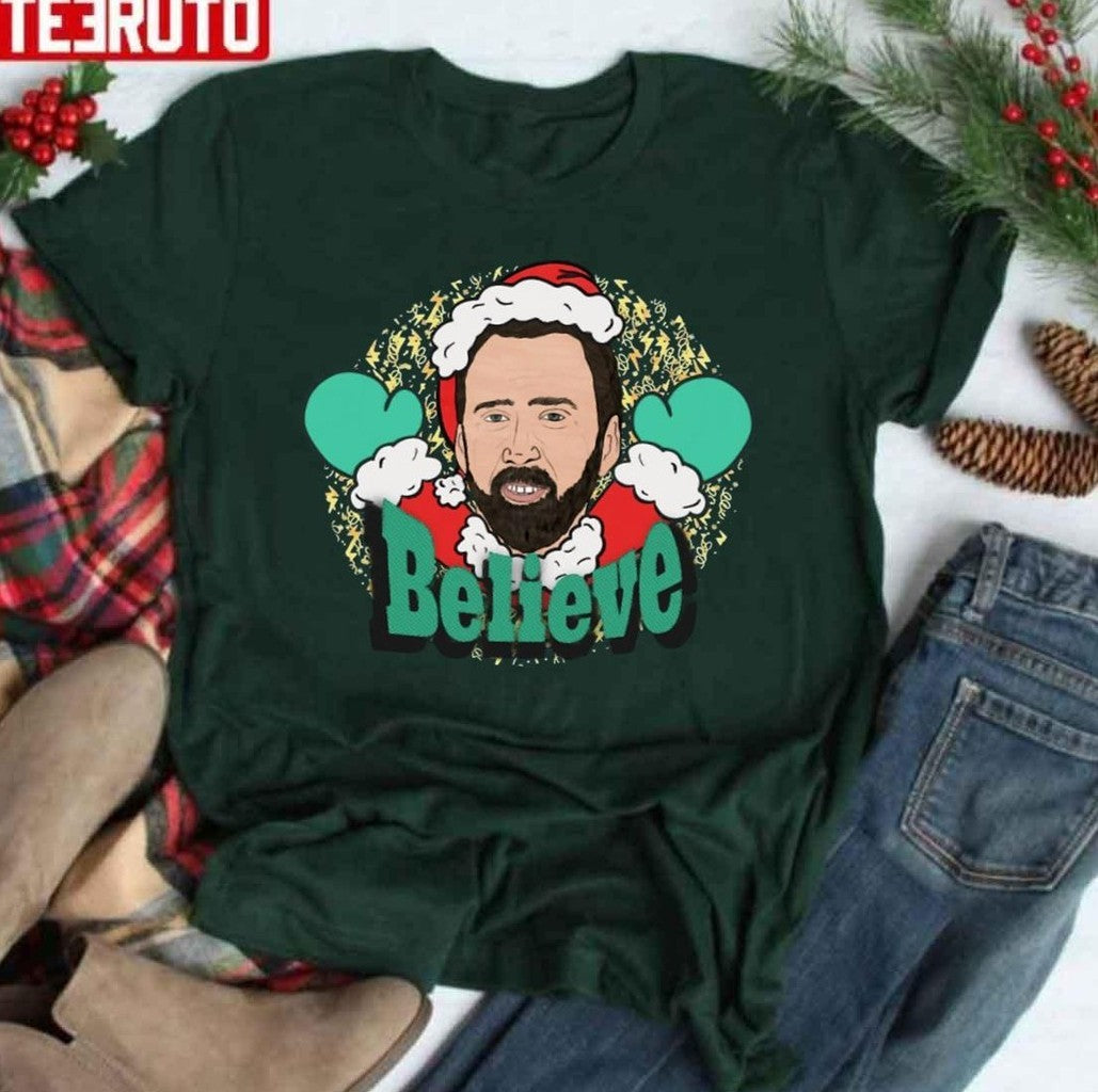 Saint Nick Christmas Nicholas Cage Unisex Sweatshirt