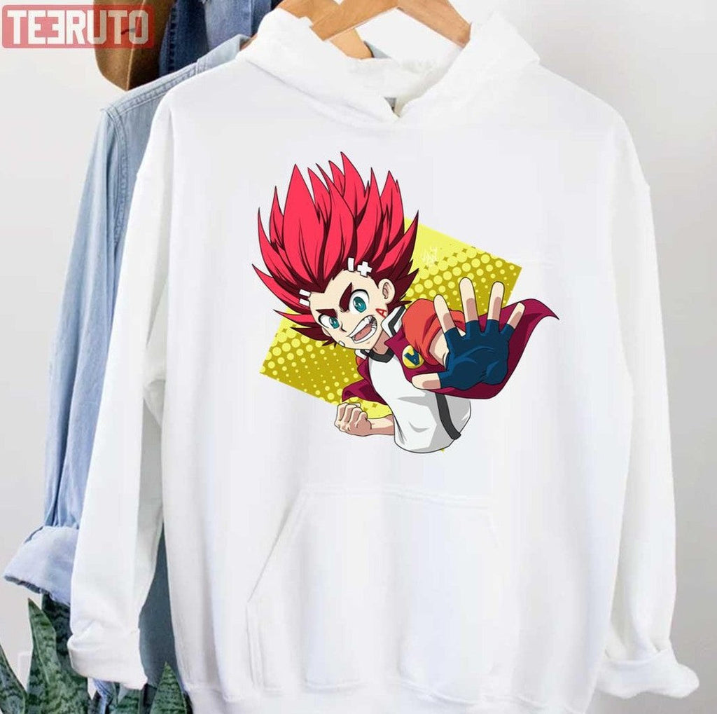 Super Aiger Akabane From Beyblade Burst Turbo Unisex Hoodie