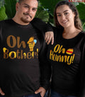 Oh Bother Hunny Bee Valentine Couple Matching Sweatshirt