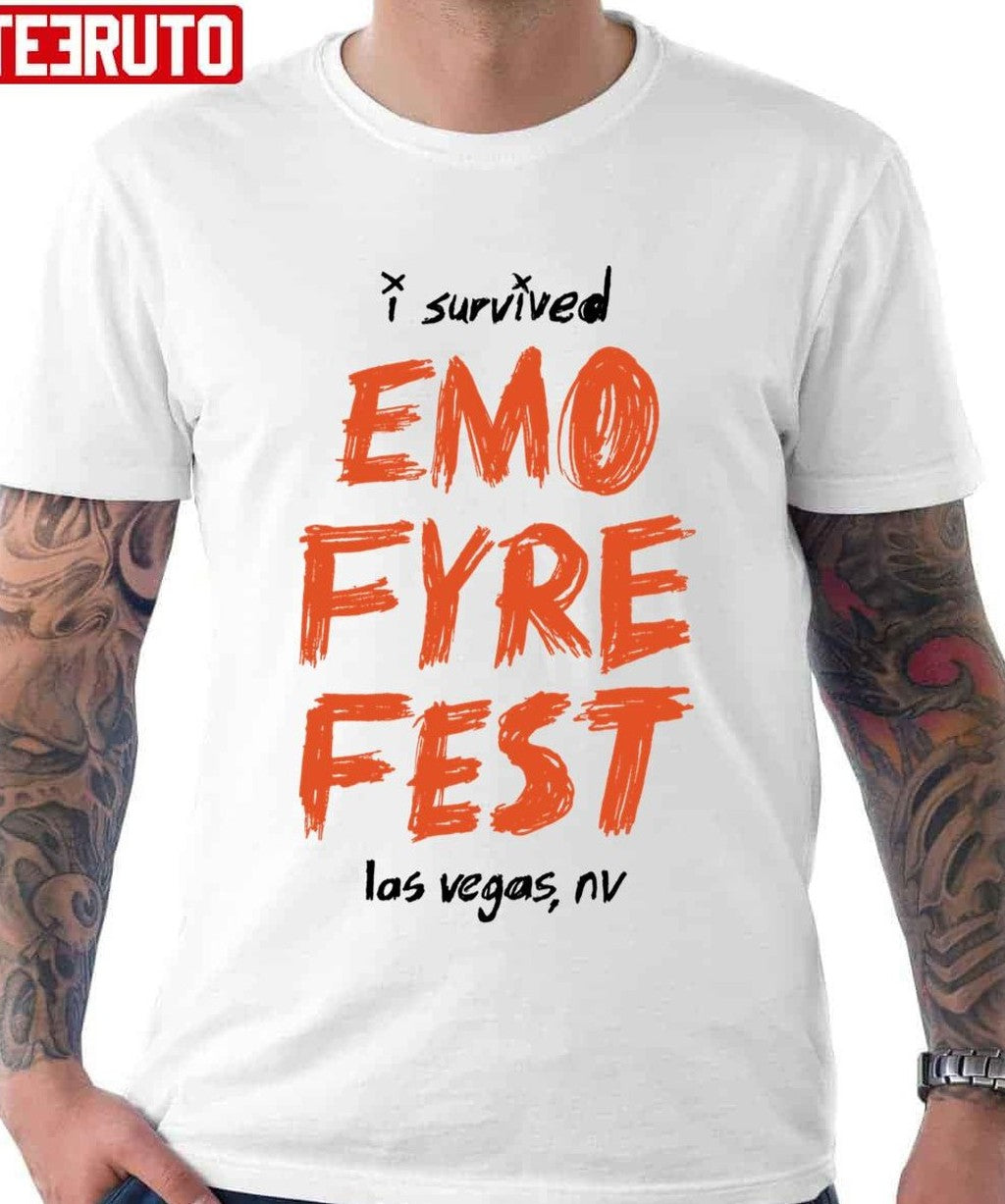 Riot I Survived Emo Fyre Fest Unisex T-shirt