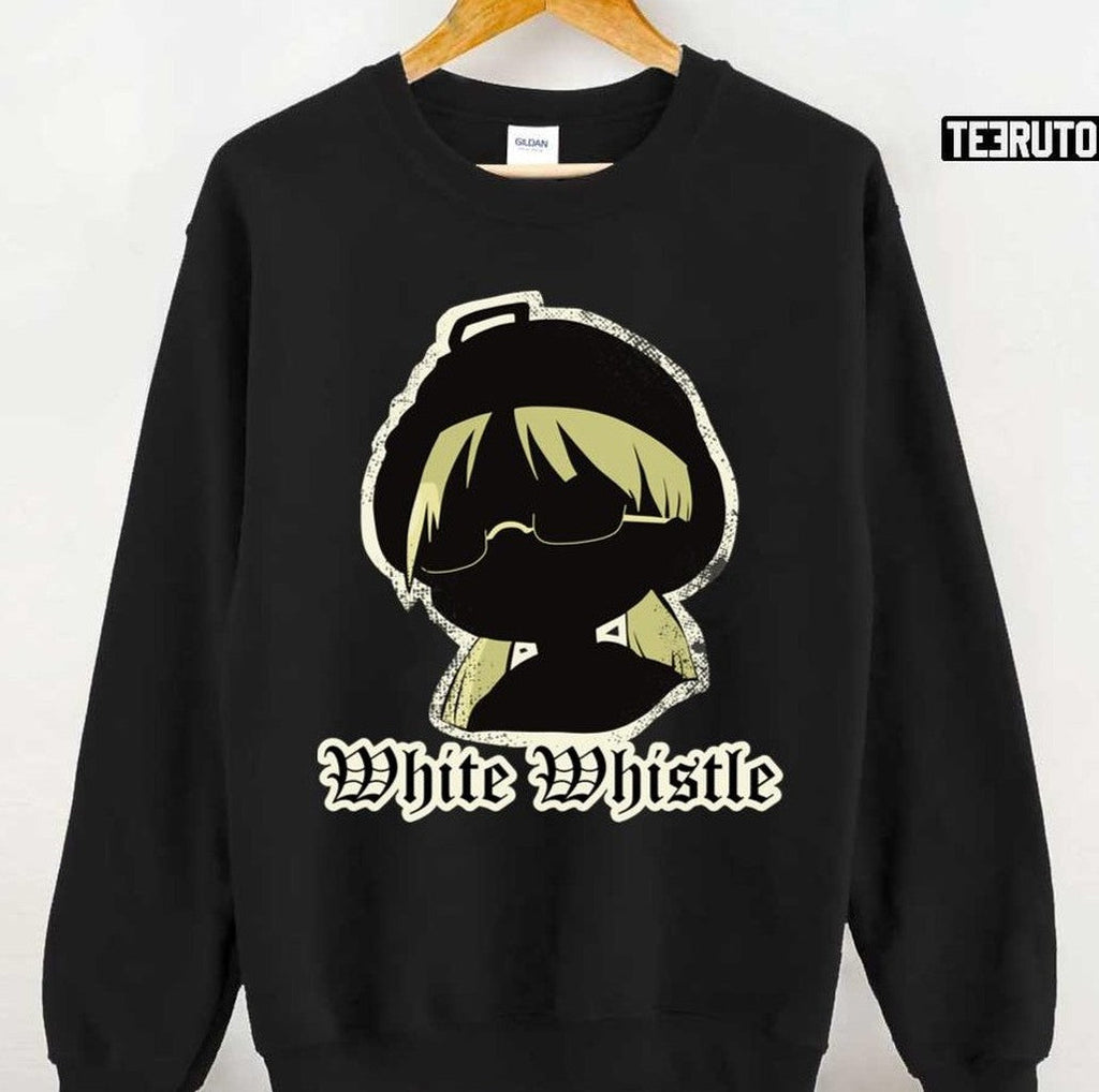 Riko Grunge White Whistle Silhouette Made In Abyss Unisex T-shirt