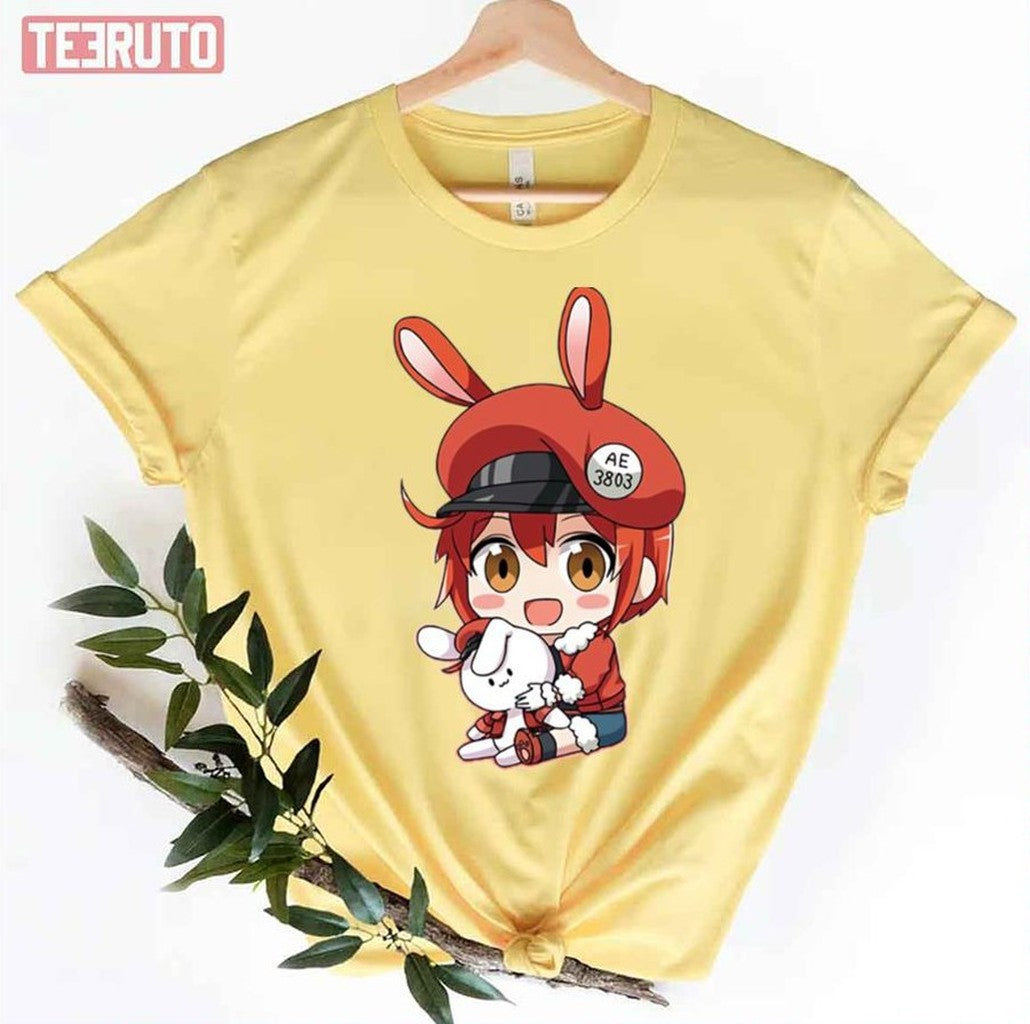 Saibou Chibi Cells At Work Unisex T-Shirt