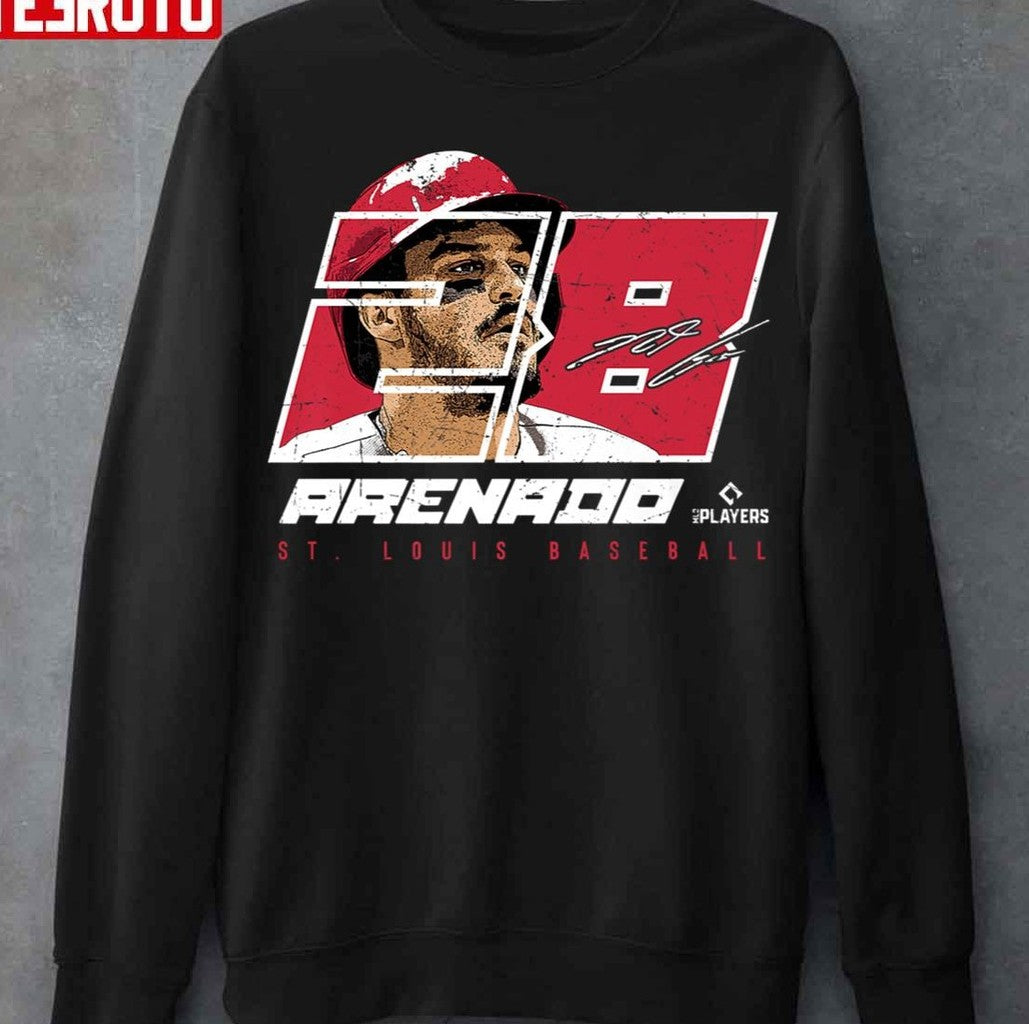Nolan Arenado Silhouette Nado St Louis Mlbpa Unisex T-Shirt