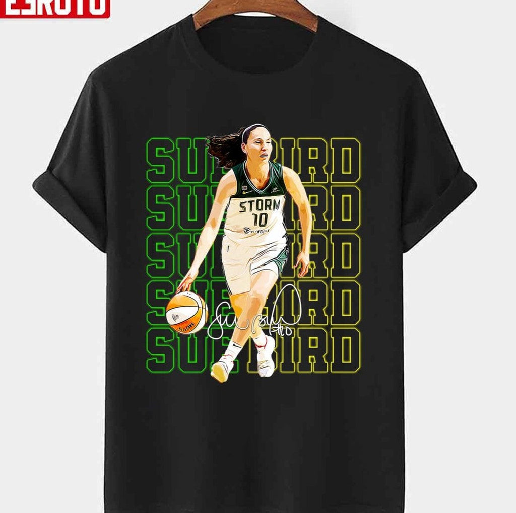 Sue Bird Legend Basketball Signature Vintage Retro 80s Unisex T-Shirt