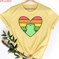Pride Froggie Heart Lgbtq Pride Month Unisex T-Shirt