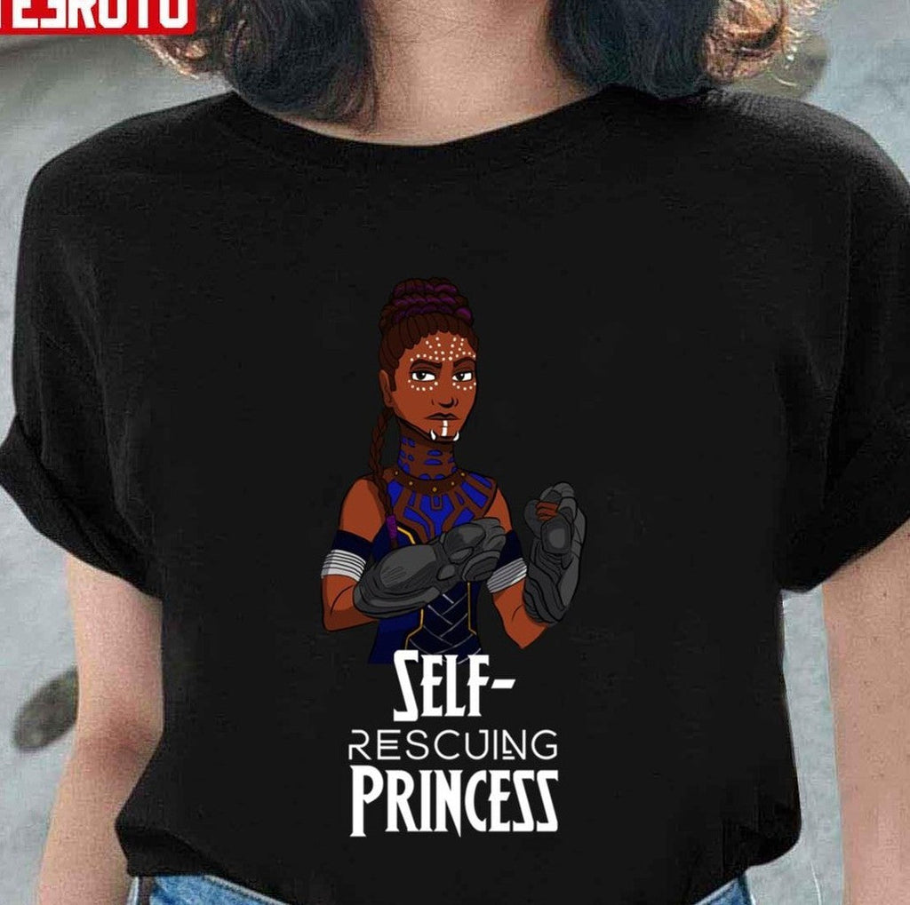 Self Rescuing Princess Shuri Black Panther Unisex Sweatshirt