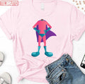 Simple Super Hero Girl Costume Halloween Unisex T-Shirt