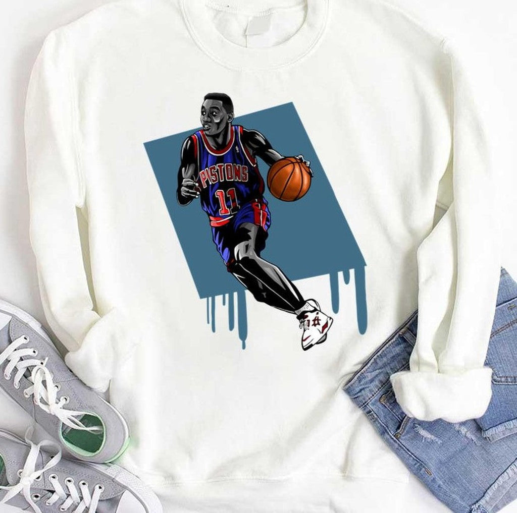 Nba Legends Isiah Thomas Cartoon Design Unisex Hoodie