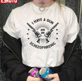 Schizophrenic I Have A Gun Unisex T-Shirt