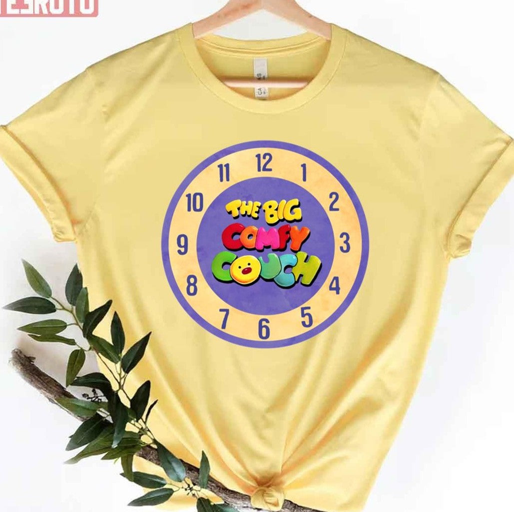 The Big Comfy Couch Clock Unisex T-Shirt