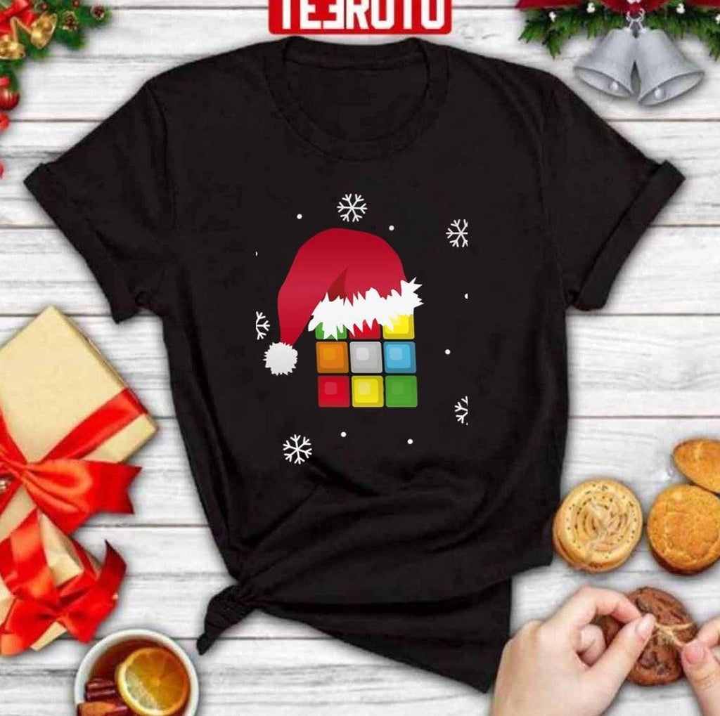 Santa Rubik Merry Christmas Oll Unisex Sweatshirt