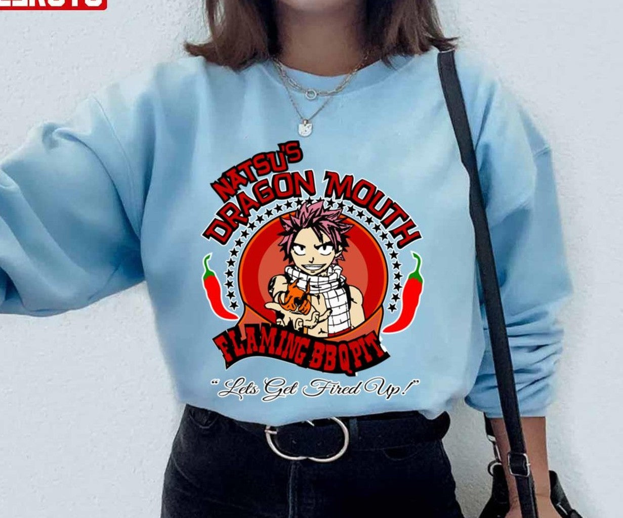 Natsu Bbq Fairytale Anime Unisex Sweatshirt