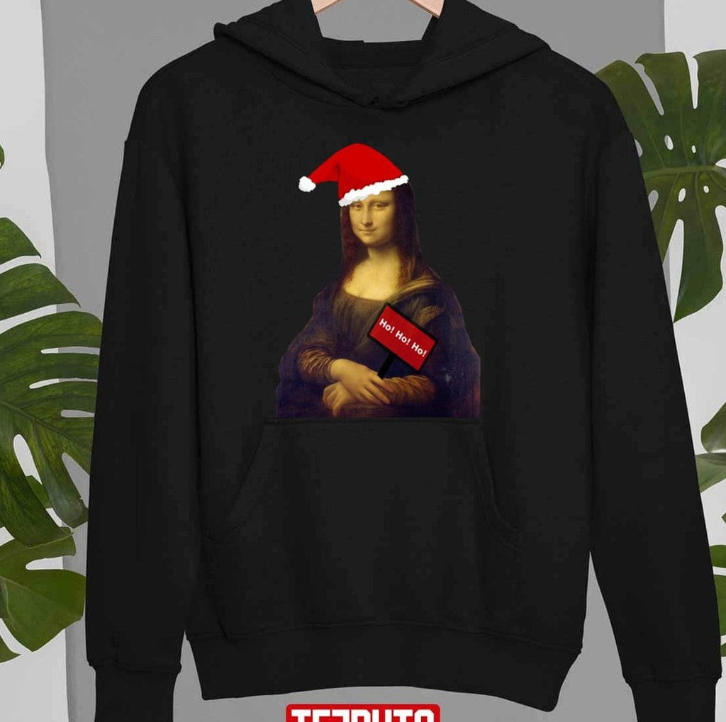 Mona Lisa Christmas Edition Unisex T-Shirt