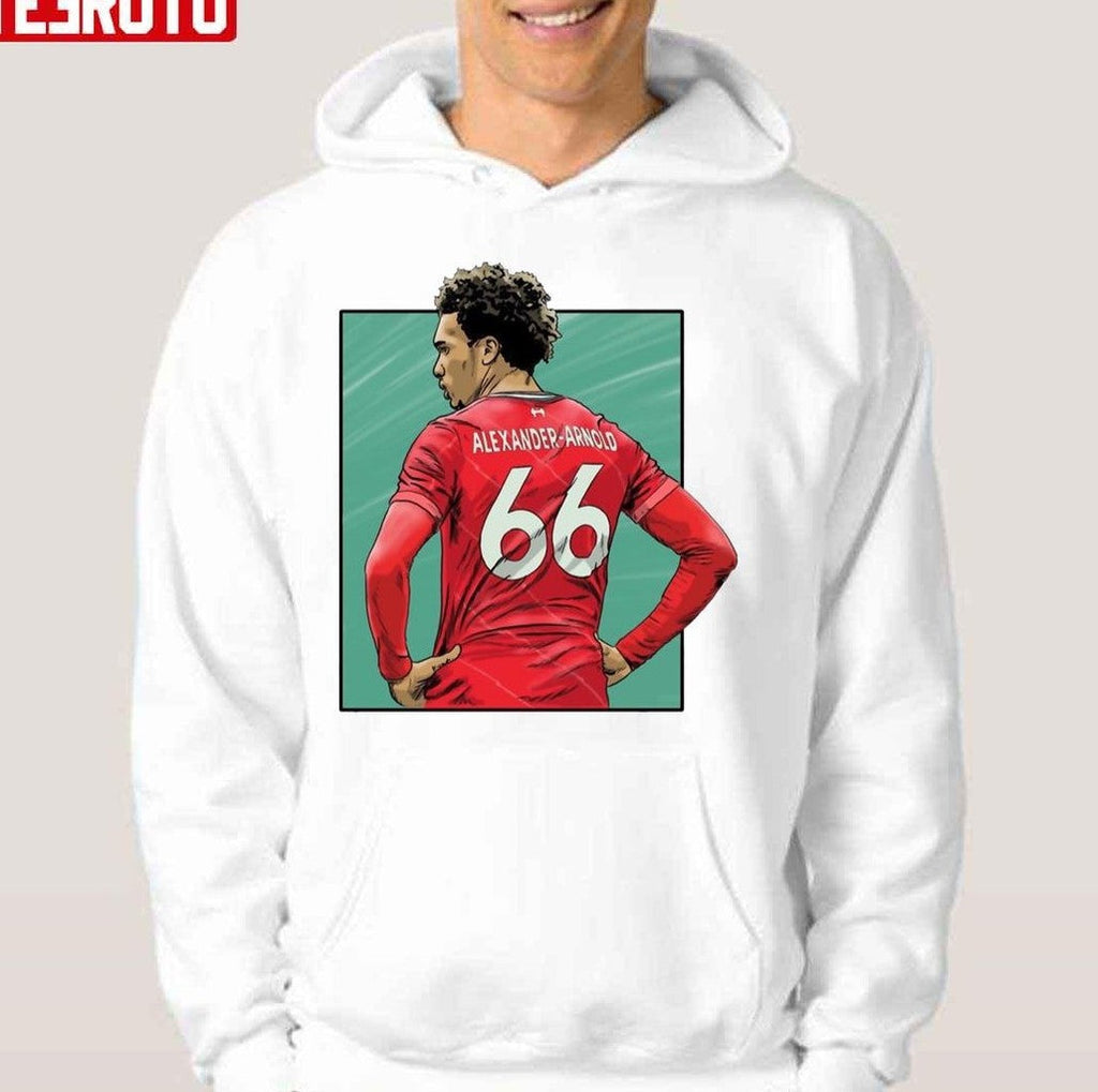 Art From The Back Of Trent Alexander Arnold New Unisex Hoodie