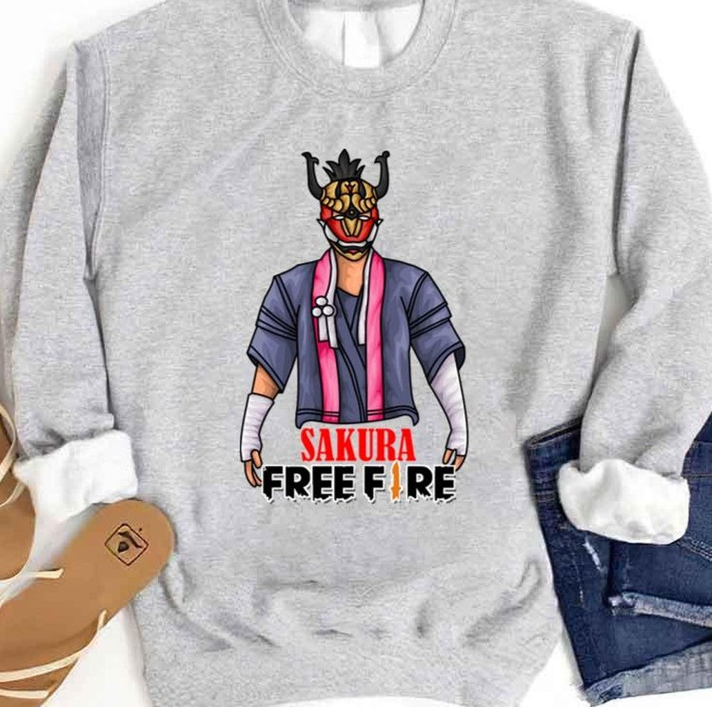 Sakura Criminal Garena Free Fire Unisex Sweatshirt