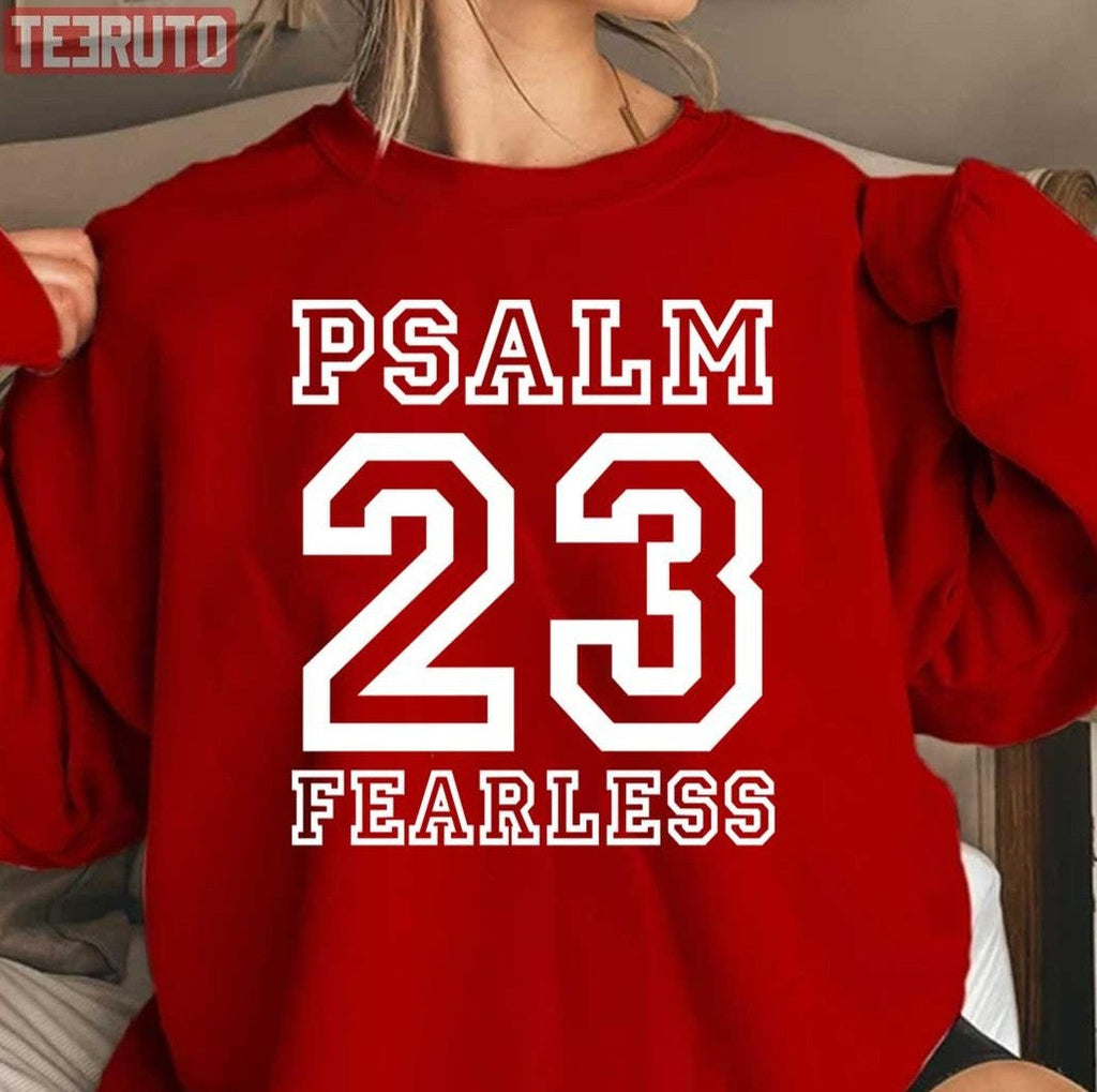 Psalm 23 Twenty Three Colors Sports Style Christian Faith Unisex Sweatshirt