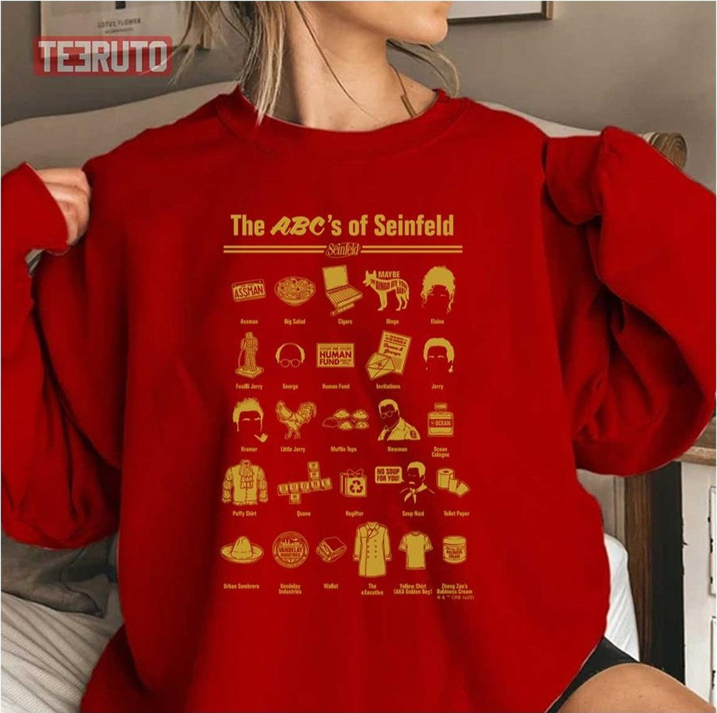 The Abc's Of Infographic Seinfeld Unisex T-Shirt