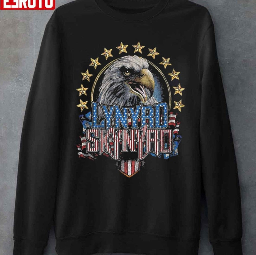 The Eagle Vintage Flag Lynyrd Skynyrd Design Unisex T-Shirt
