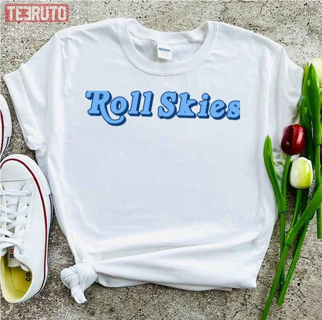 Roll Skies Stones Lightblue Unisex T-Shirt