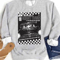 Black And White Ghost Town Vintage Halloween Unisex Sweatshirt
